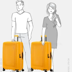 Reiskoffers^American Tourister Dashpop reiskoffer 77 cm golden yellow