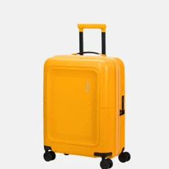 Handbagage Koffers^American Tourister Dashpop handbagage koffer 55 cm golden yellow