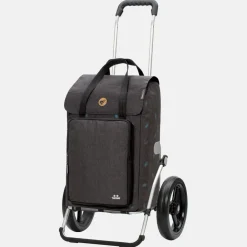 Boodschappentrolleys^Andersen Royal shopper Ivar (kogellager) boodschappentrolley anthracite