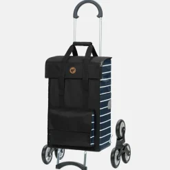 Boodschappentrolleys^Andersen royal shopper Janne boodschappentrolley blauw