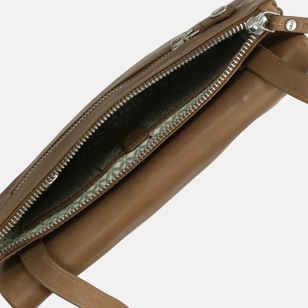 Crossbody Tassen^Aunts and Uncles Jamie's Orchard Raspberry crossbody tas desert taupe