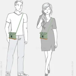 Crossbody Tassen^Aunts and Uncles Japan Tsu crossbody tas sage green