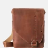 Schoudertassen^Aunts and Uncles Jason Hunter schoudertas M vintage tan