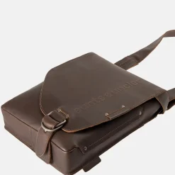 Schoudertassen^Aunts and Uncles Jason Hunter schoudertas M vintage brown