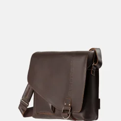 Heren Laptoptassen^Aunts and Uncles Judd Hunter big laptoptas vintage brown