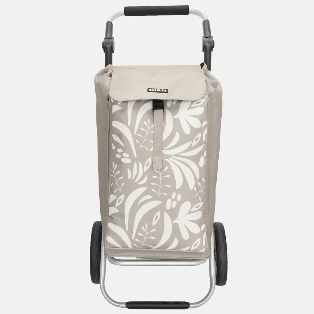 Boodschappentrolleys^Beagles Alberic boodschappentrolley beige
