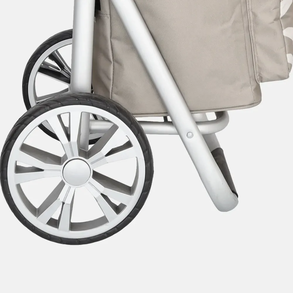 Boodschappentrolleys^Beagles Alberic boodschappentrolley beige