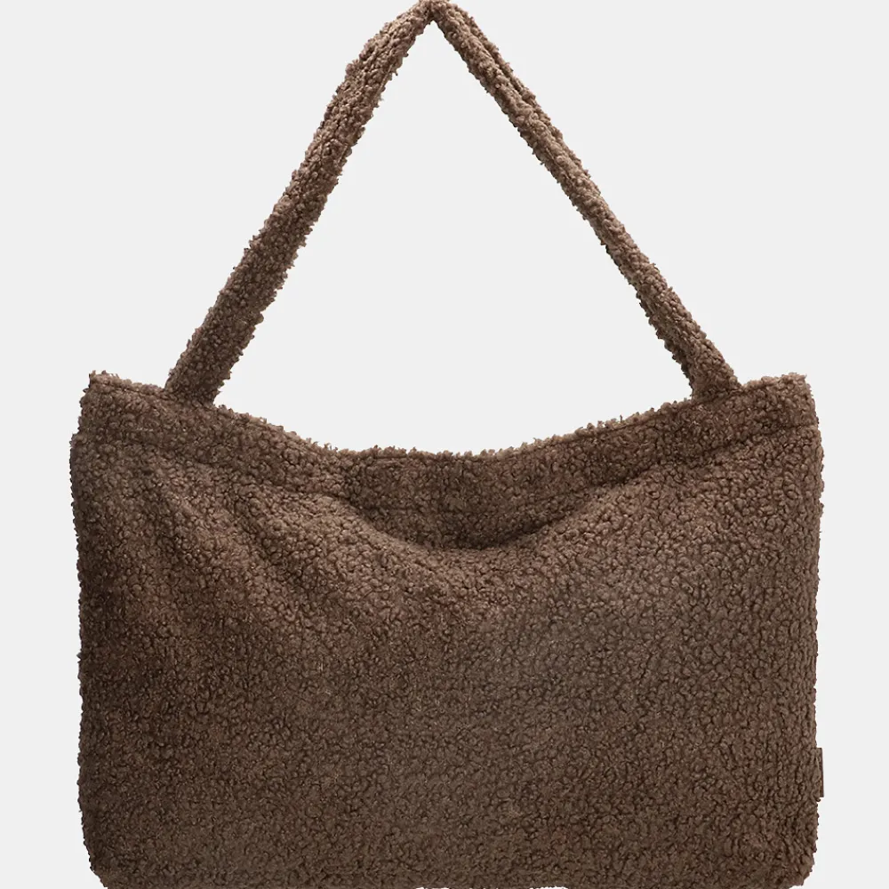 Shoppers^Beagles Ariany teddy shopper XL donker taupe -- OUD