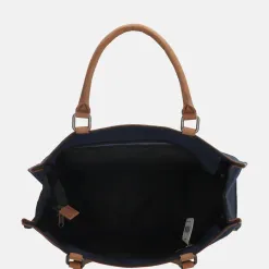 Handtassen^Beagles boodschappentas blauw