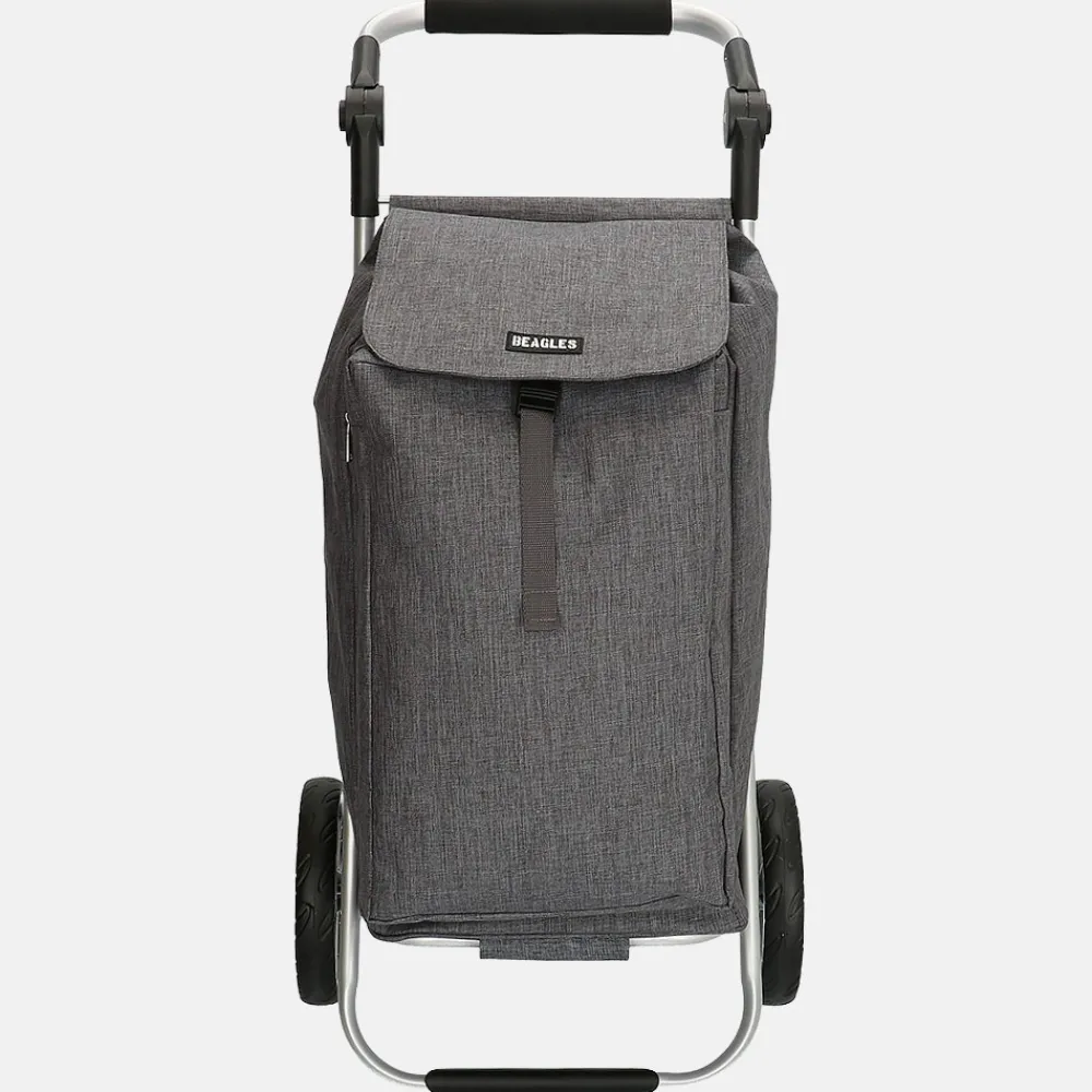 Boodschappentrolleys^Beagles boodschappentrolley dark grey