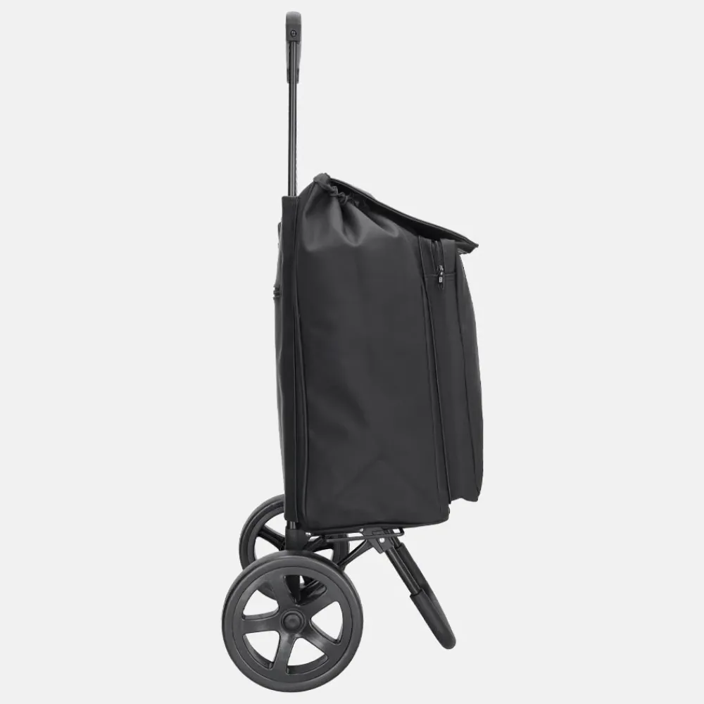 Boodschappentrolleys^Beagles boodschappentrolley zwart