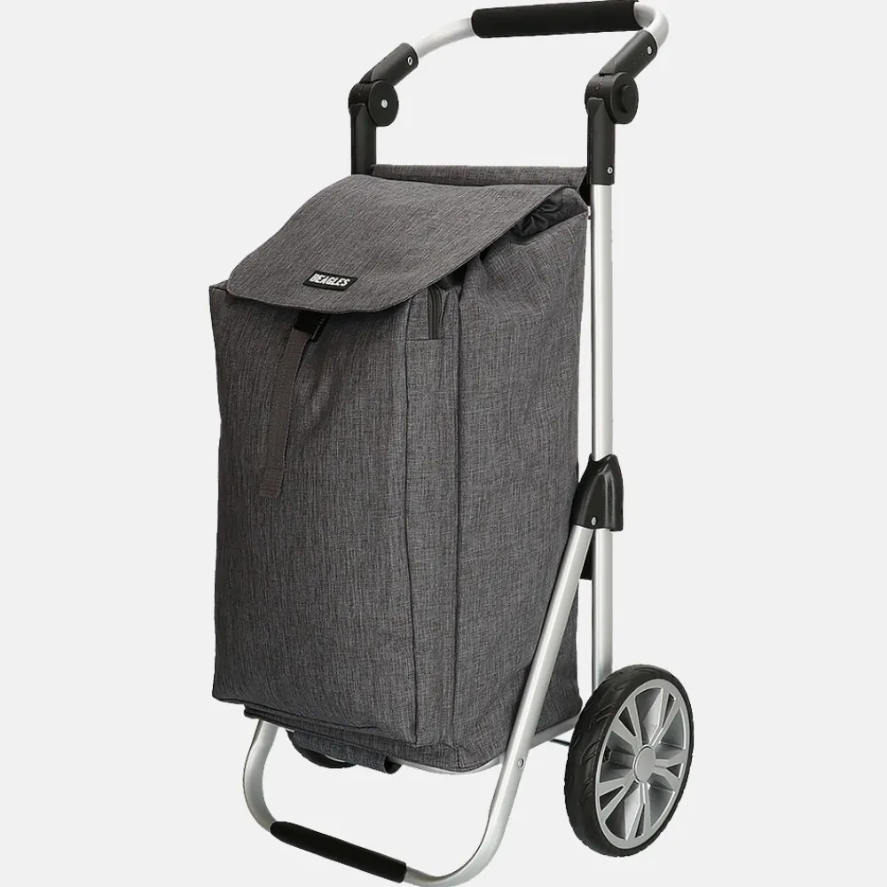 Boodschappentrolleys^Beagles boodschappentrolley dark grey
