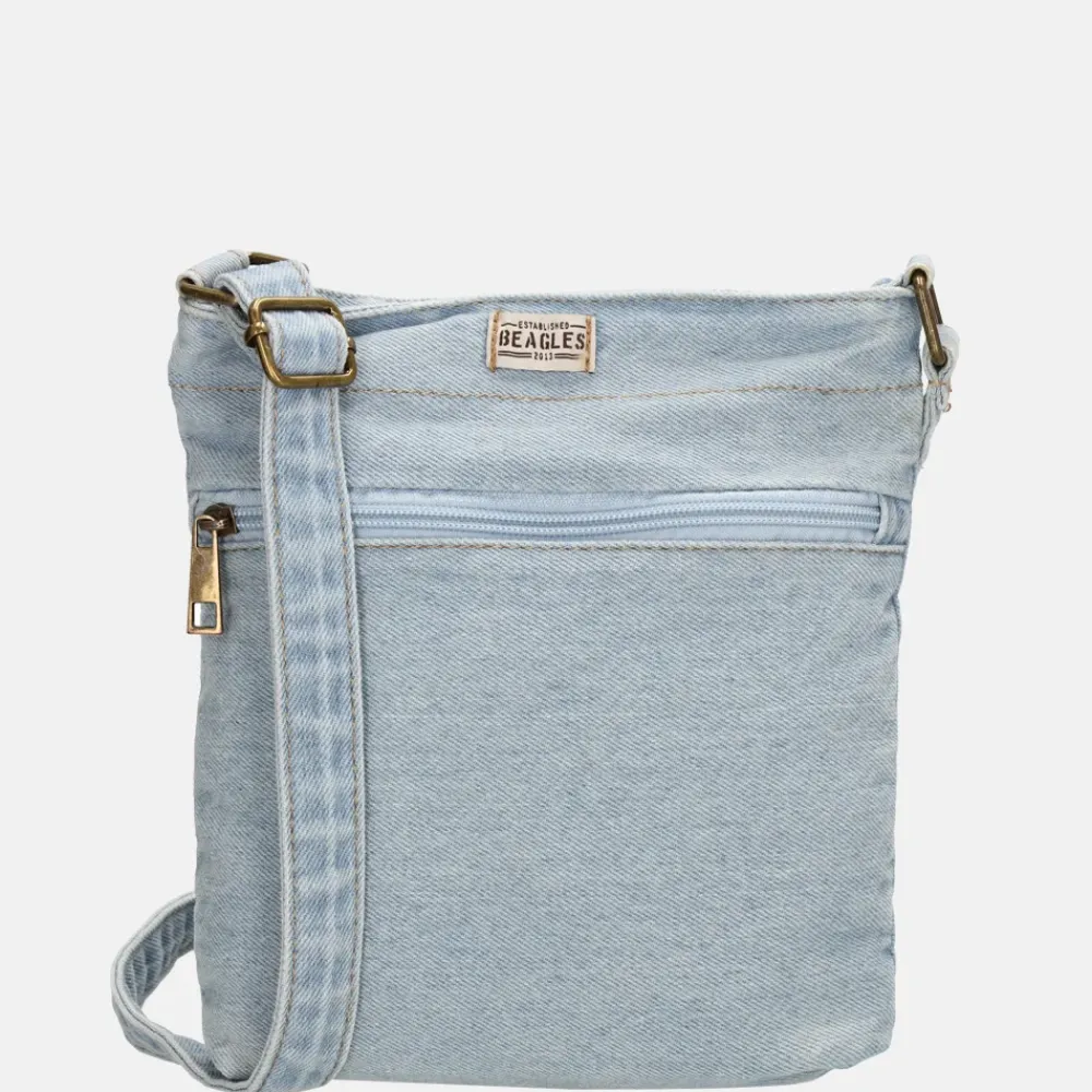 Crossbody Tassen^Beagles crossbody tas lichtblauw