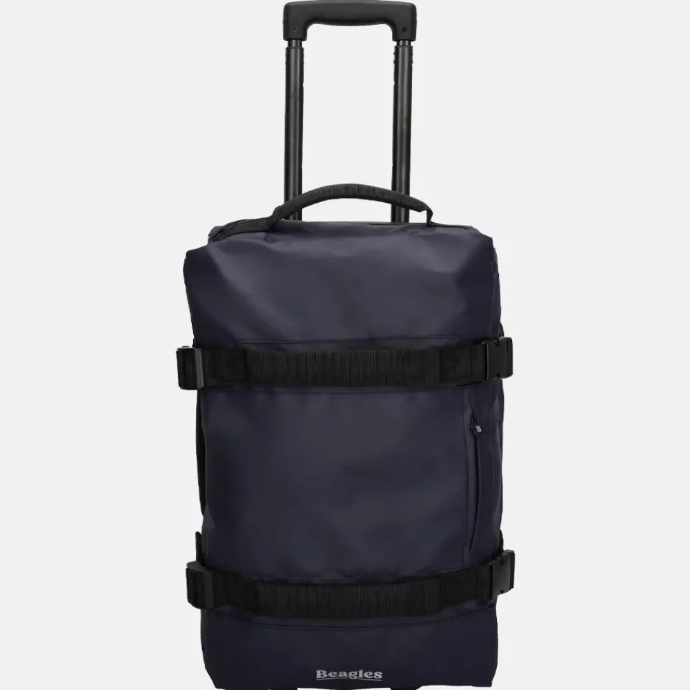Handbagage Tassen | Reistassen Op Wielen^Beagles Dubbeldekker reistas op wielen 52 cm blauw