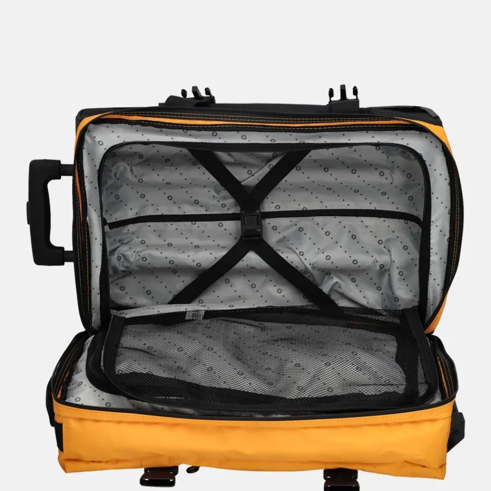 Handbagage Tassen | Reistassen Op Wielen^Beagles Dubbeldekker reistas op wielen 52 cm okergeel
