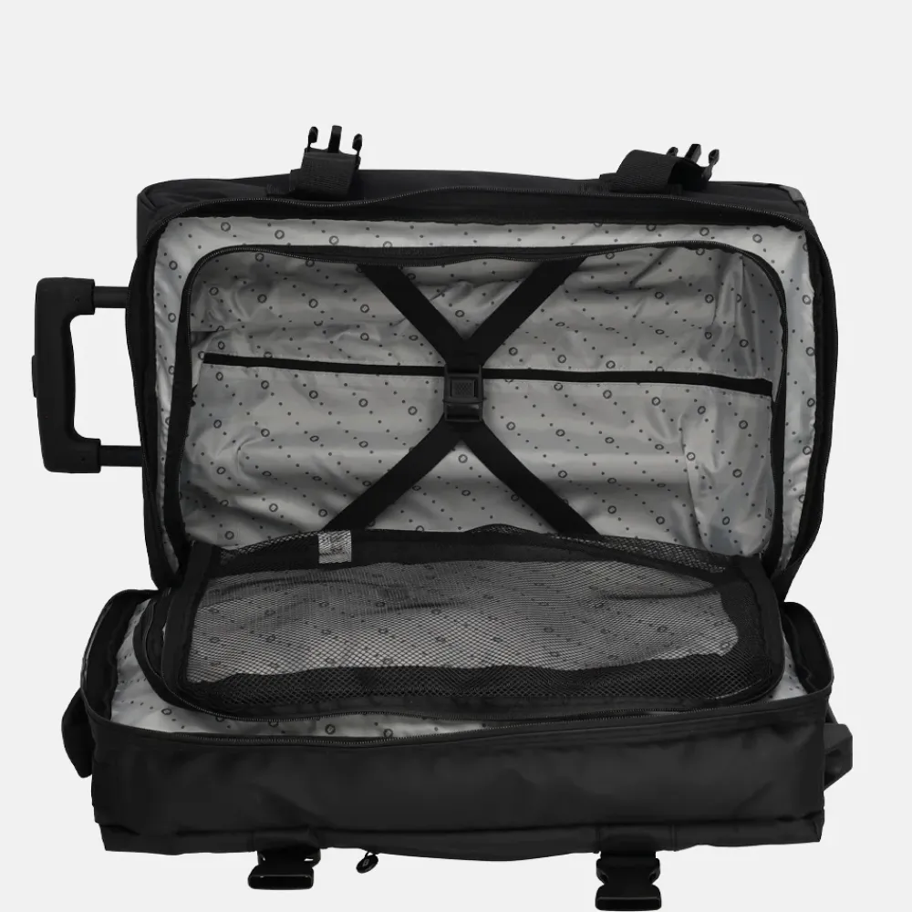 Handbagage Tassen | Reistassen Op Wielen^Beagles Dubbeldekker reistas op wielen 52 cm zwart