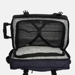 Handbagage Tassen | Reistassen Op Wielen^Beagles Dubbeldekker reistas op wielen 52 cm blauw
