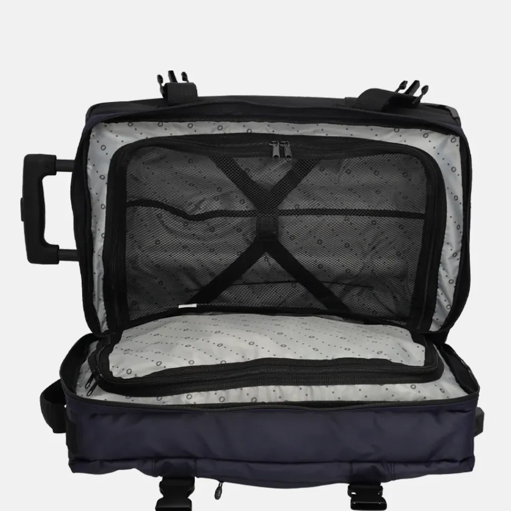 Handbagage Tassen | Reistassen Op Wielen^Beagles Dubbeldekker reistas op wielen 52 cm blauw
