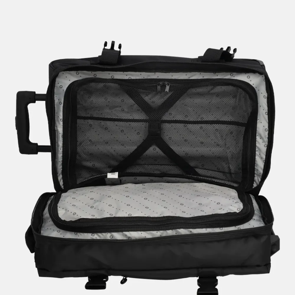 Handbagage Tassen | Reistassen Op Wielen^Beagles Dubbeldekker reistas op wielen 52 cm zwart
