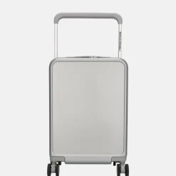 Handbagage Koffers^Beagles handbagage koffer 55 cm zilver