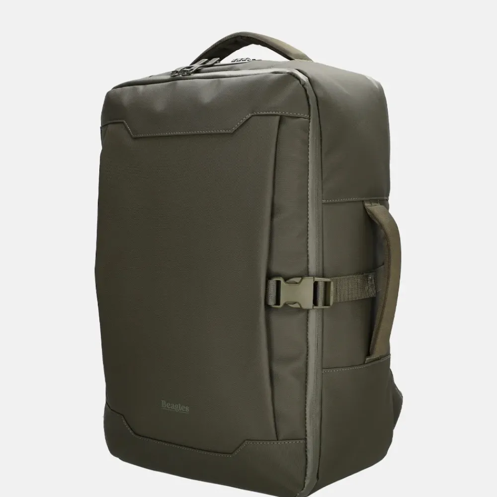 Vrijetijd Rugzakken | Laptop Rugzakken^Beagles laptoprugzak 17 inch olijfgroen