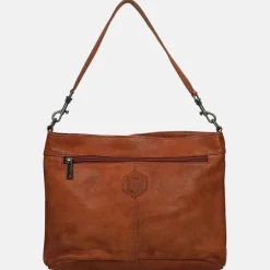 Schoudertassen^Bear Design Angelica schoudertas cognac