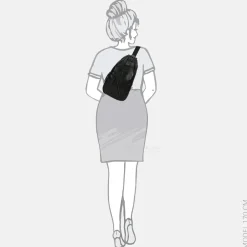 Crossbody Tassen^Bear Design crossbody tas zwart