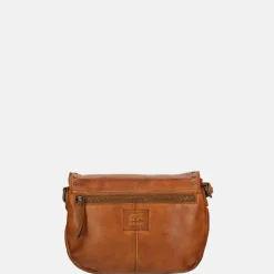 Crossbody Tassen^Bear Design crossbody tas studs cognac
