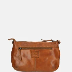 Crossbody Tassen^Bear Design crossbody tas studs cognac
