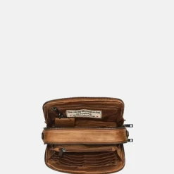 Crossbody Tassen^Bear Design crossbody tas cognac