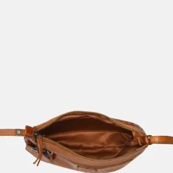 Crossbody Tassen^Bear Design crossbody tas studs cognac