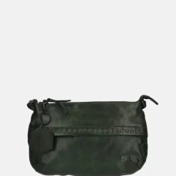 Crossbody Tassen^Bear Design crossbody tas studs green