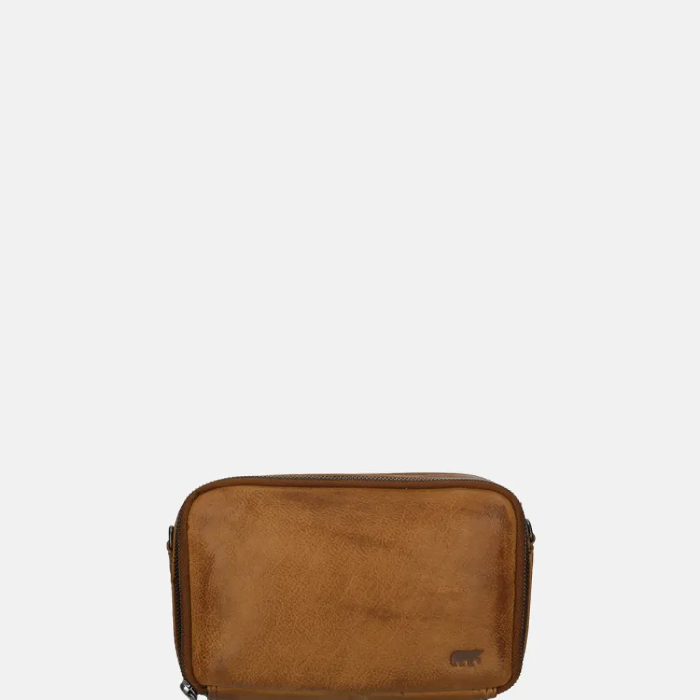 Crossbody Tassen^Bear Design crossbody tas cognac
