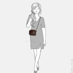 Crossbody Tassen^Bear Design Erem crossbody tas bordeaux