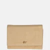 Dames Portemonnees^Bear Design Flappie portemonnee baltic beige
