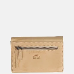 Dames Portemonnees^Bear Design Flappie portemonnee baltic beige