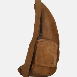 Crossbody Tassen^Bear Design Han crossbody tas cognac