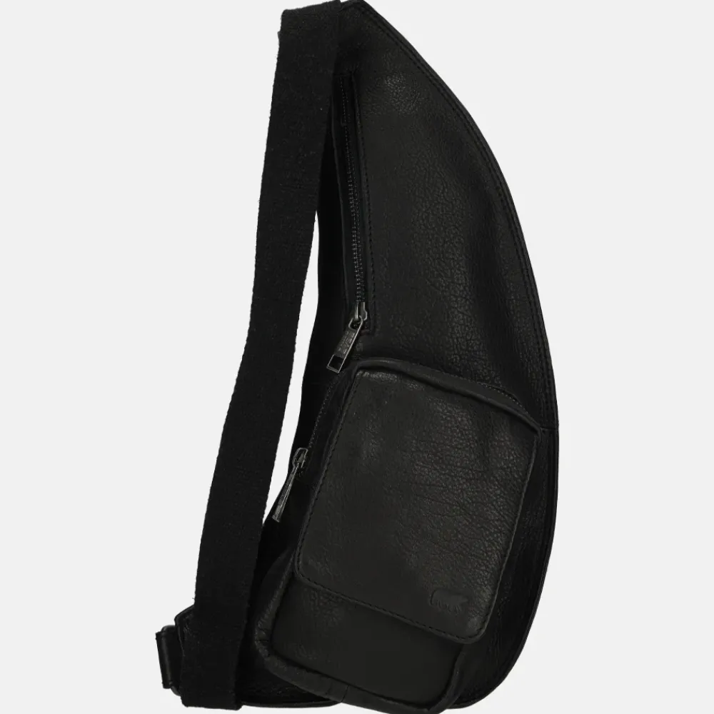 Crossbody Tassen^Bear Design Han crossbody tas black