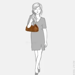 Handtassen^Bear Design handtas cognac