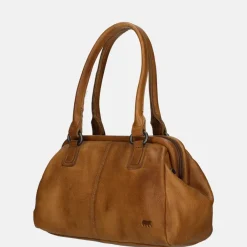 Handtassen^Bear Design handtas cognac