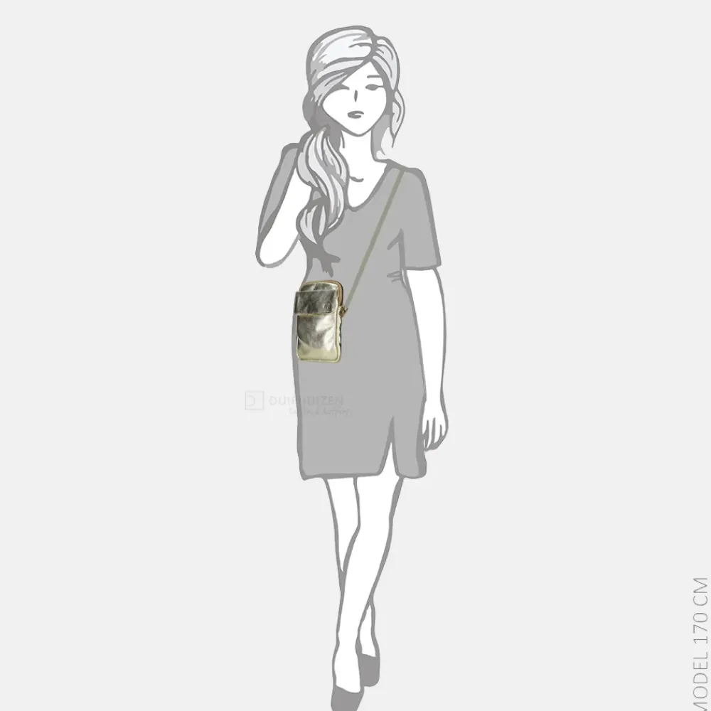Telefoontasjes | Crossbody Tassen^Bear Design Igor telefoontas champagne gold