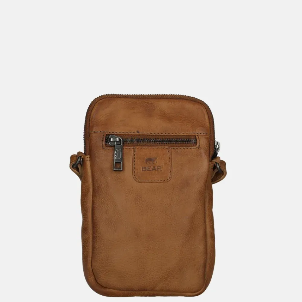 Telefoontasjes | Crossbody Tassen^Bear Design Igor telefoontas cognac