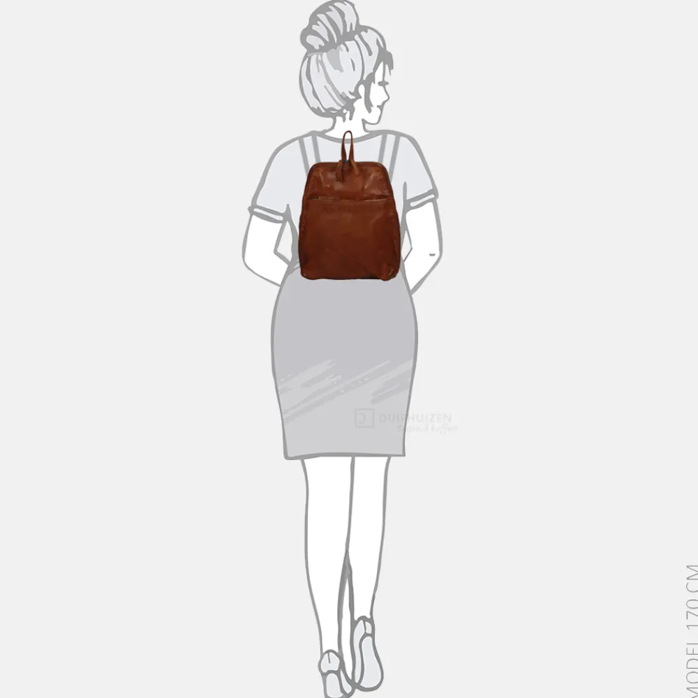 Vrijetijd Rugzakken^Bear Design Iris rugzak cognac