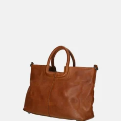 Handtassen^Bear Design Jasmijn handtas cognac