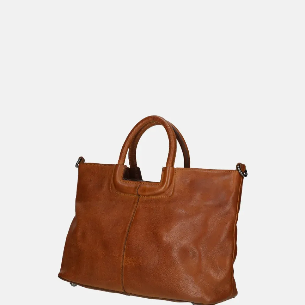 Handtassen^Bear Design Jasmijn handtas cognac