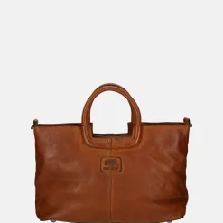 Handtassen^Bear Design Jasmijn handtas cognac