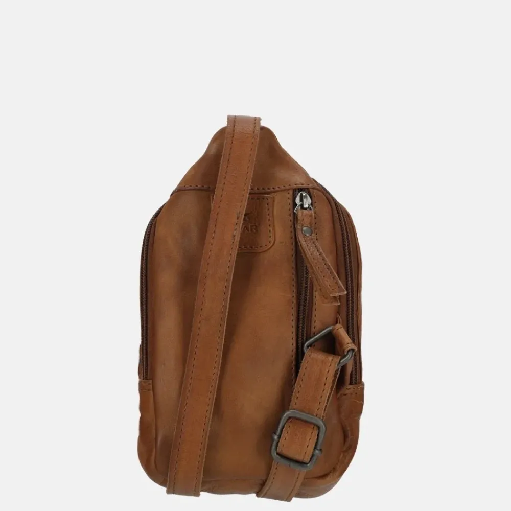 Crossbody Tassen^Bear Design Katinka crossbody tas cognac