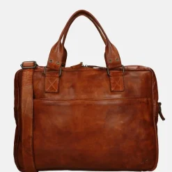 Heren Laptoptassen | Dames Laptoptassen^Bear Design Leandro laptoptas 15.4 inch cognac