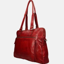 Shoppers^Bear Design Lia shopper red
