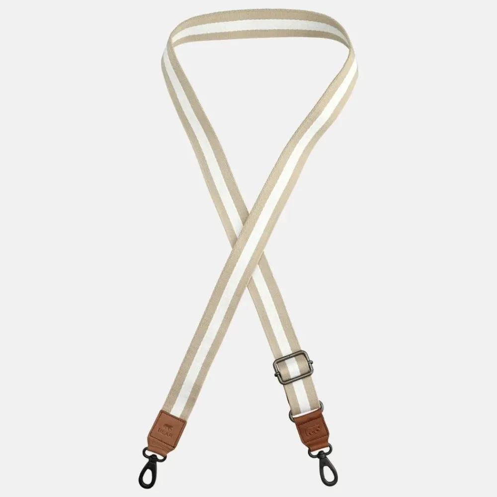 Schouderbanden^Bear Design losse schouderband white beige